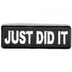 Našitek Just did it