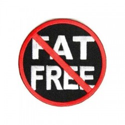 Našitek Not fat free