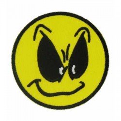Našitek Angry face