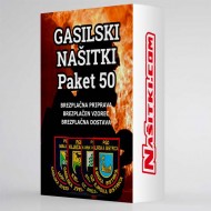 Gasilski našitki - paket 50