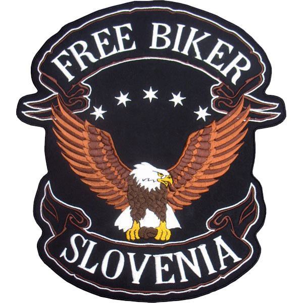 Našitek Orel Free biker Slovenija