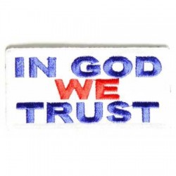 Našitek In god we trust